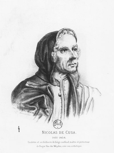 Nicolaas van Cusa door Pierre Adolphe Varin